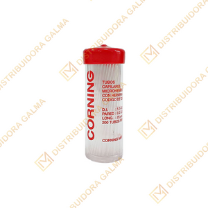 TUBO CAPILAR C/HEPARINA ROJO (CORNING)