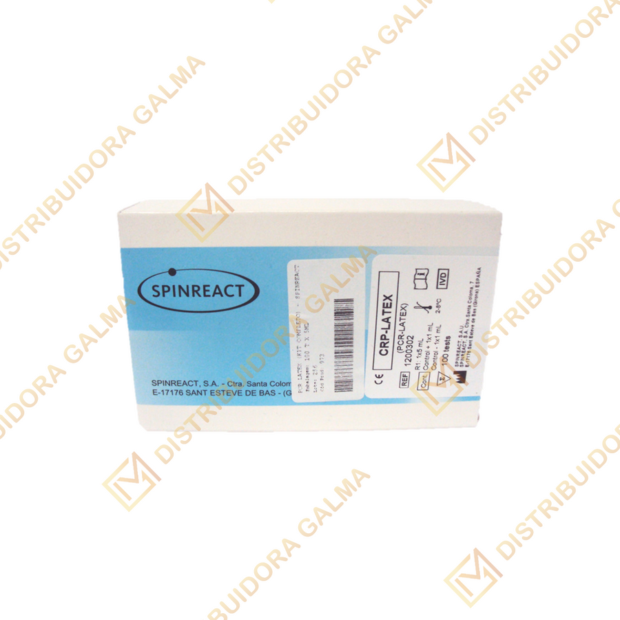 Prueba Rápida de PCR/CRP Latex (SPINREACT) – Distribuidora Galma