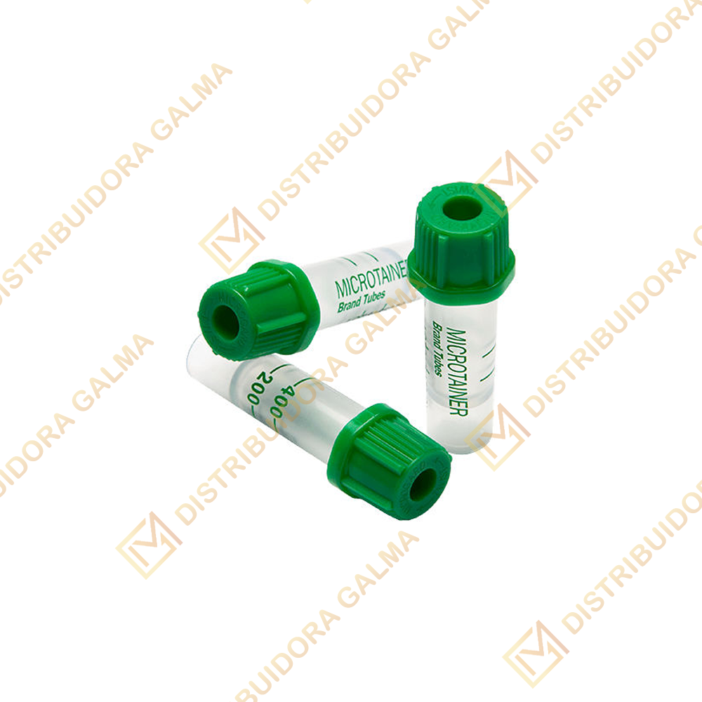Tubo Microtainer Verde (BD)